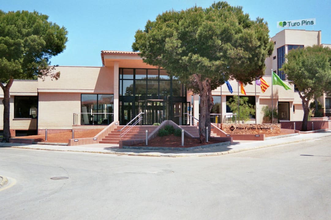 Hoteleingang von der Straße aus Protur Turo Pins Hotel