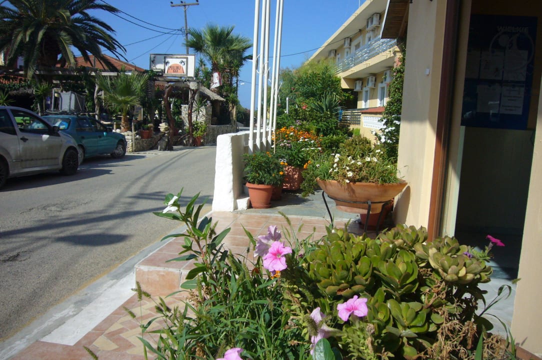 Hotel from the main street Hotel AKTI Arilla