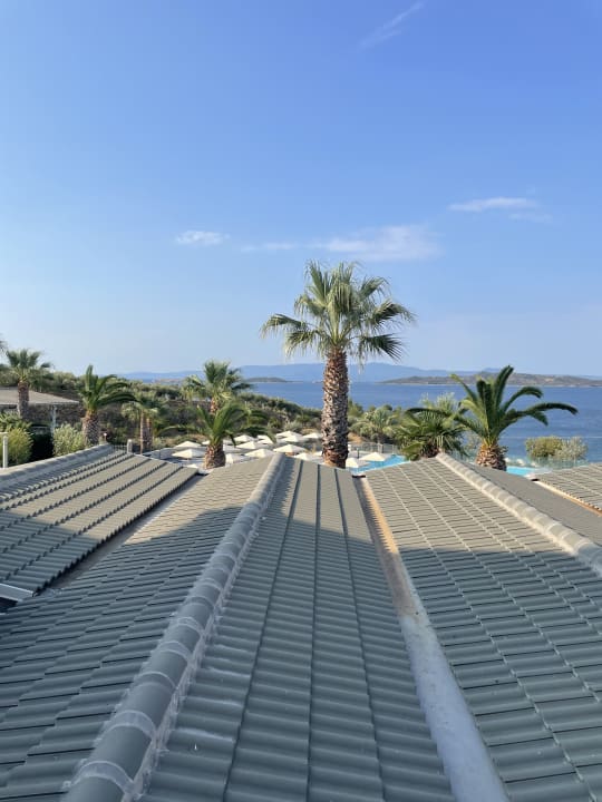 Ausblick Akrathos Beach Hotel