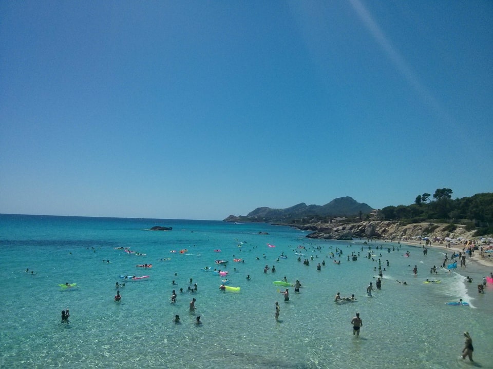 Blick zum Strand Hotel Clumba