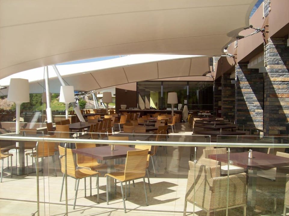 Das Restaurant außen Atlantica Mikri Poli Crete