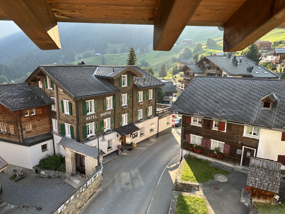 Ausblick Hotel Minotel Madrisajoch