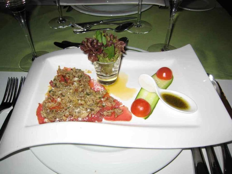 Entrée au restaurant italien Sunis Evren Beach Resort Hotel & Spa