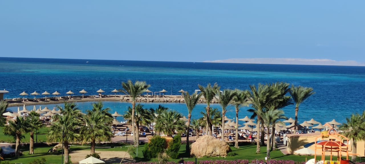Ausblick Hilton Hurghada Plaza