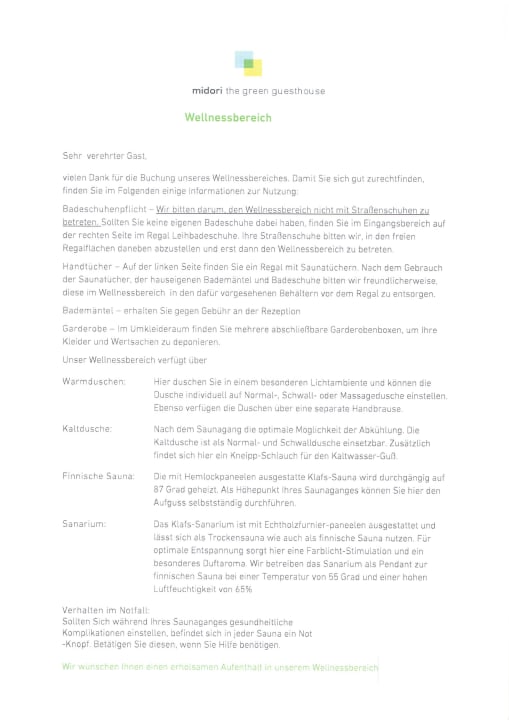 Wellness Midori - the green guesthouse