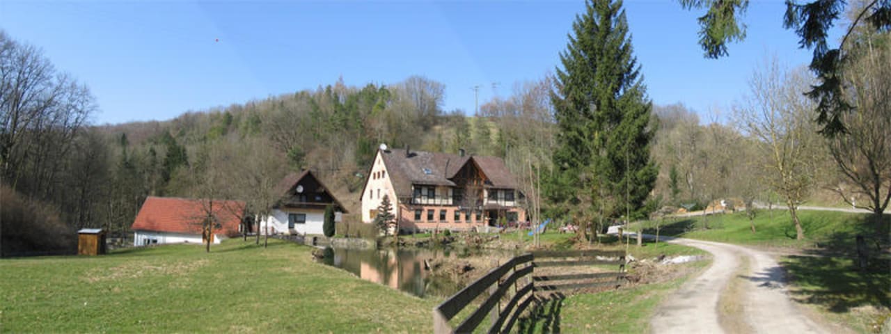 Panoramabild Frühjahr Gasthof Hertensteiner Mühle