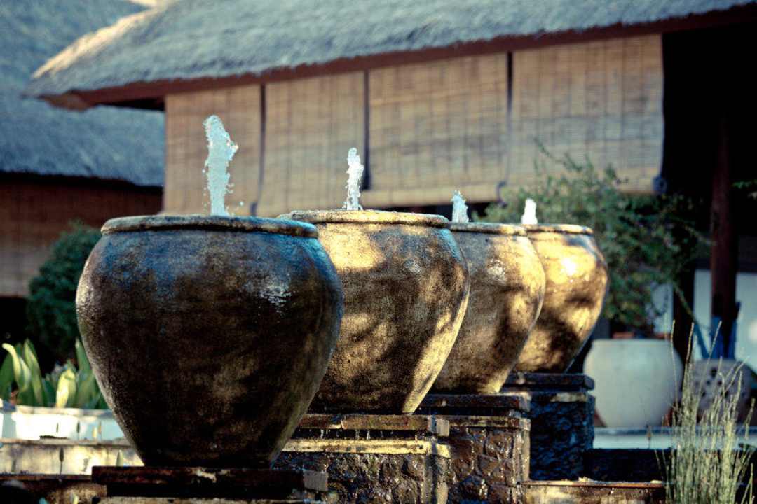 Tolle Gartenanlage Spa Village Resort Tembok