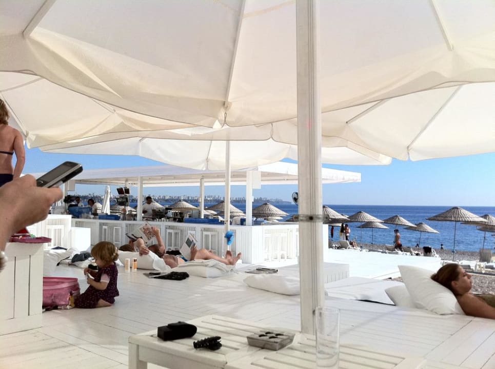 Der Hoteleigene Beachclub Hotel SU & Aqualand