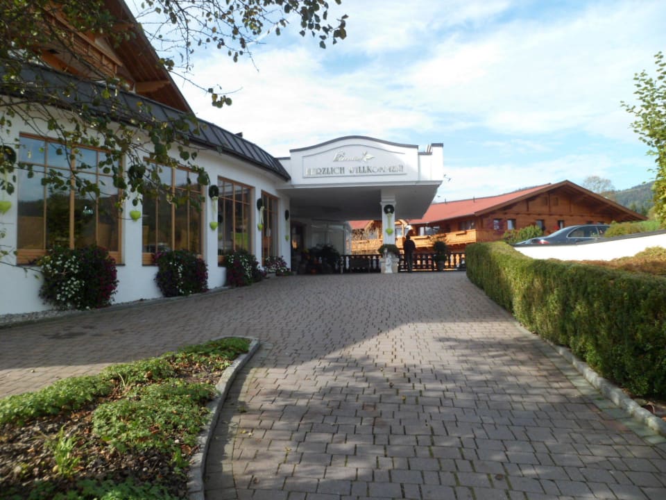 Eingangsbereich mit Rezeptioin Wohlfühlresort Peternhof
