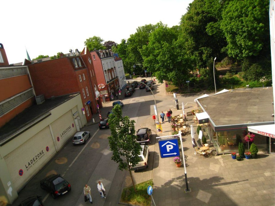 Blick aus dem Fenster Hotel Sachsentor