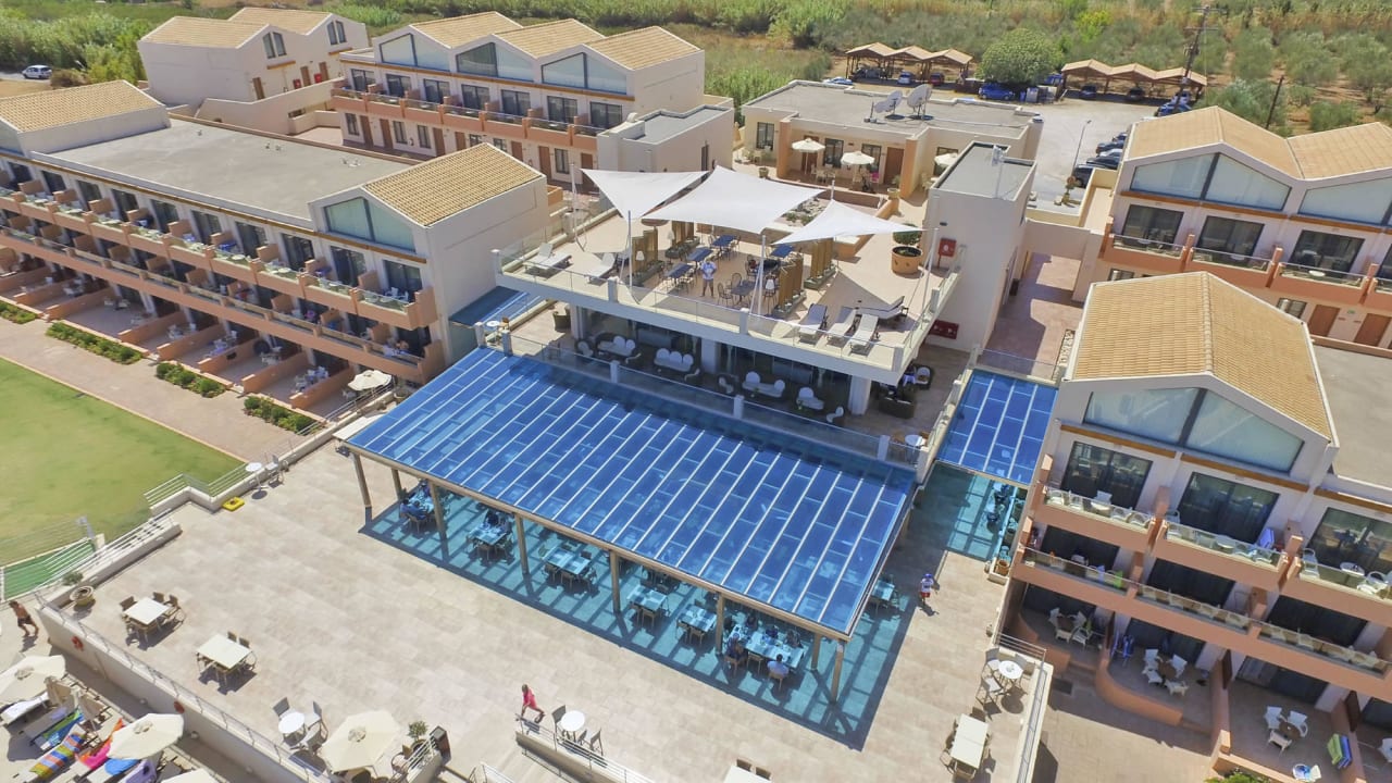 Aerial View Kiani Beach Resort Family All Inclusive