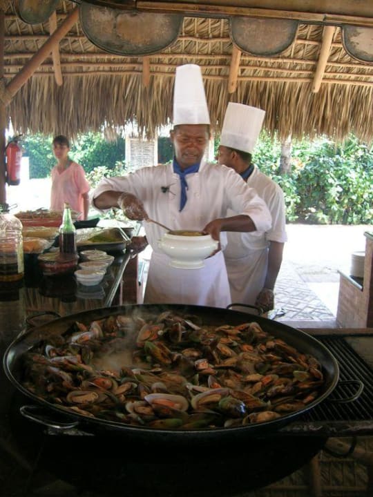 Muschel-BBQ am Strand Iberostar Selection Hacienda Dominicus