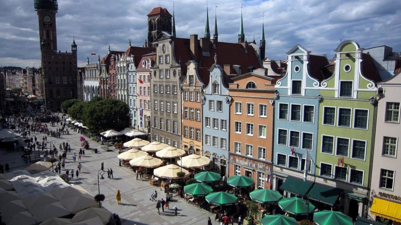 View from Deluxe room #455 Hotel Radisson Blu Gdańsk