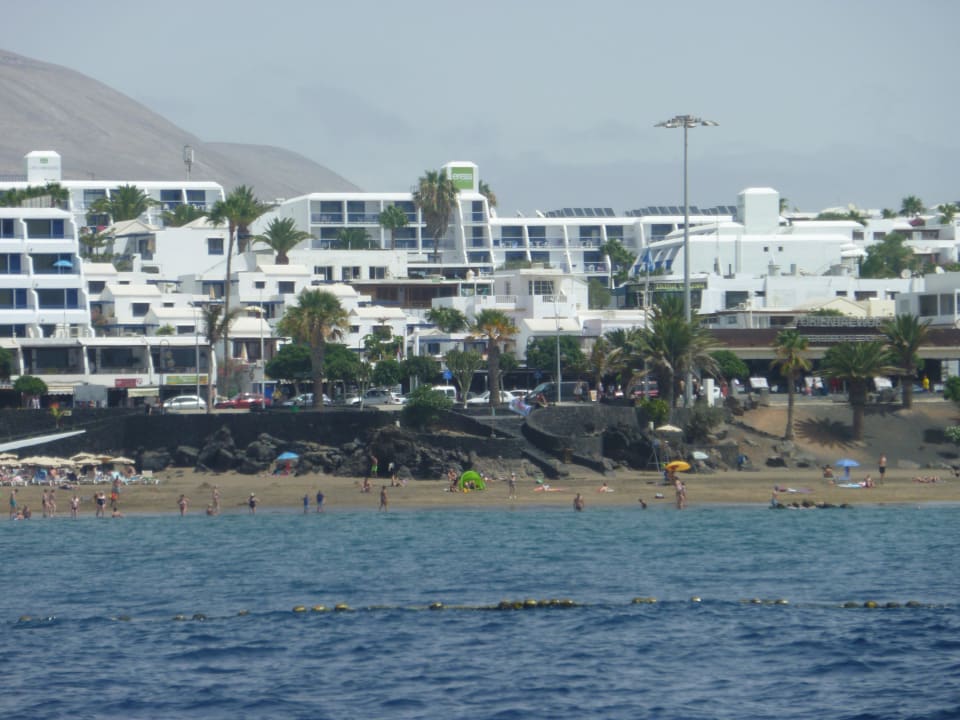 Anlage vom Meer aus gesehen Bungalows & Appartements Playamar