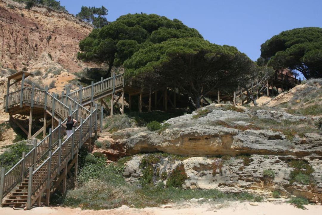 Holztreppe zum Strand 3HB Guaraná - All Inclusive