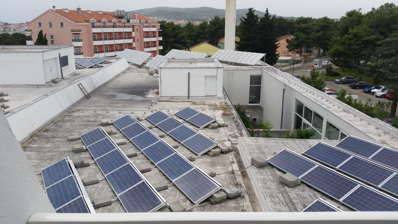 Ausblick vom Zimmer 230 Hotel Olympia
