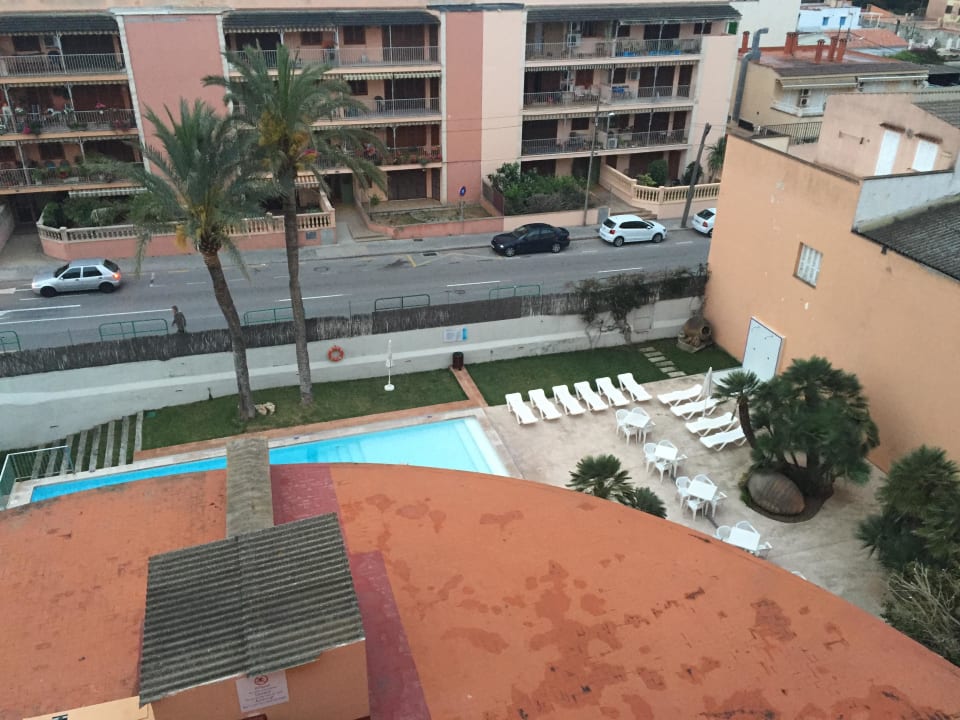 Blick vom Balkon tent Playa de Palma