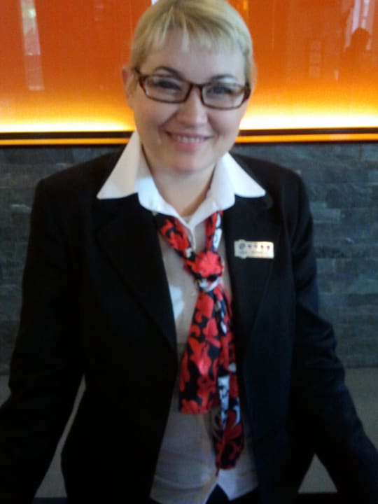 Corinna ist die Beste an der Rezeption Limak Lara Deluxe Hotel & Resort