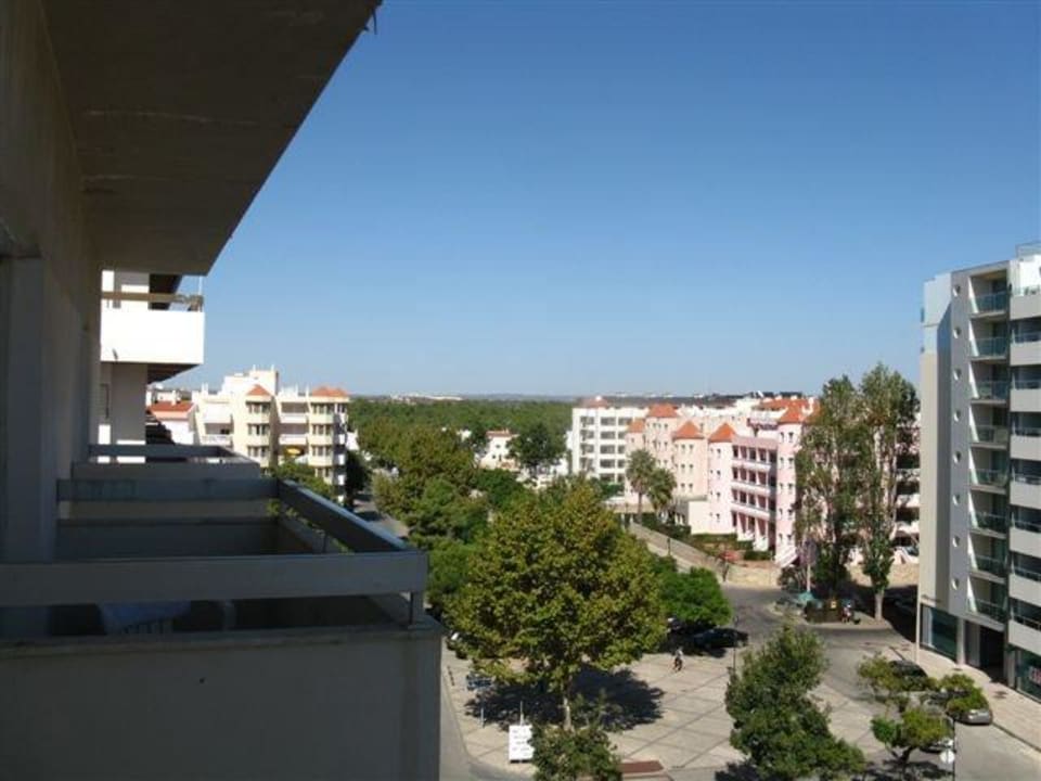 Ausblick vom Balkon links Hotel Baia de Monte Gordo