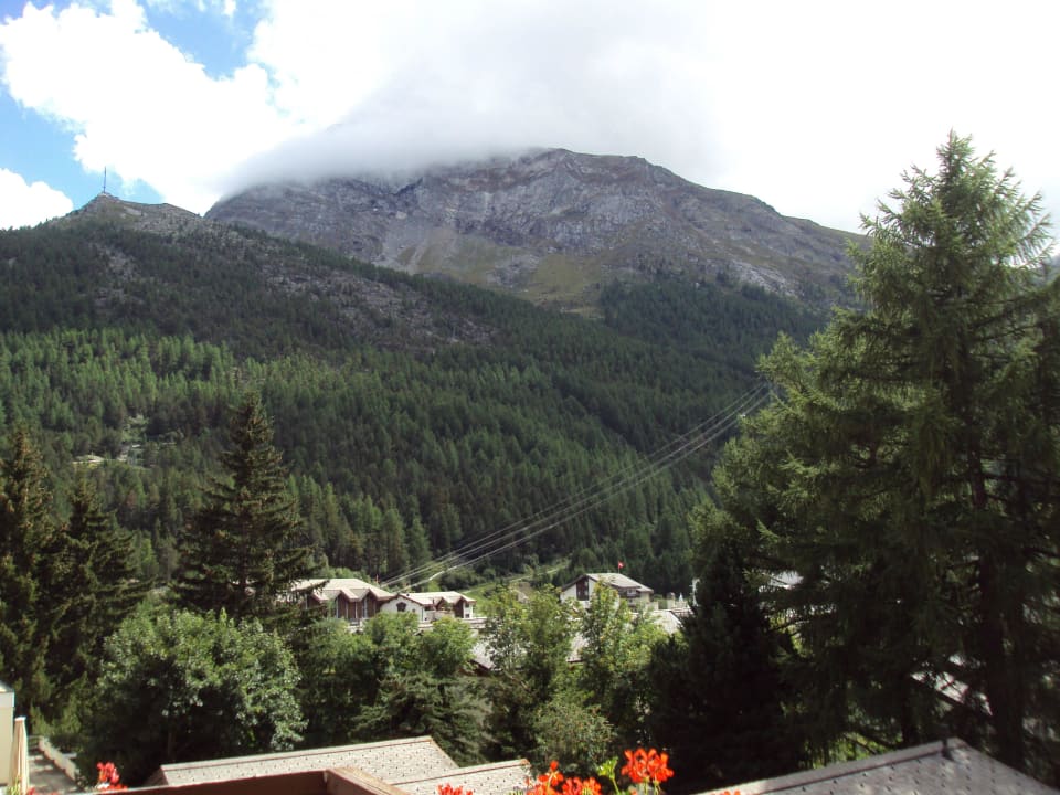 Aussicht vom Balkon Walliserhof Grand-Hotel & Spa