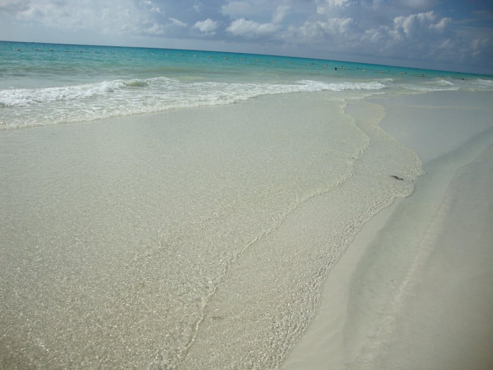 Bei schönem Wetter karibisches Meer Hotel Riu Palace Riviera Maya