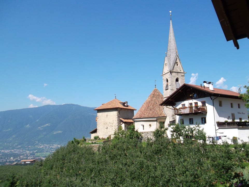Auch Meran ist auf dem Südbalkon zu sehen Hotel Moserhof