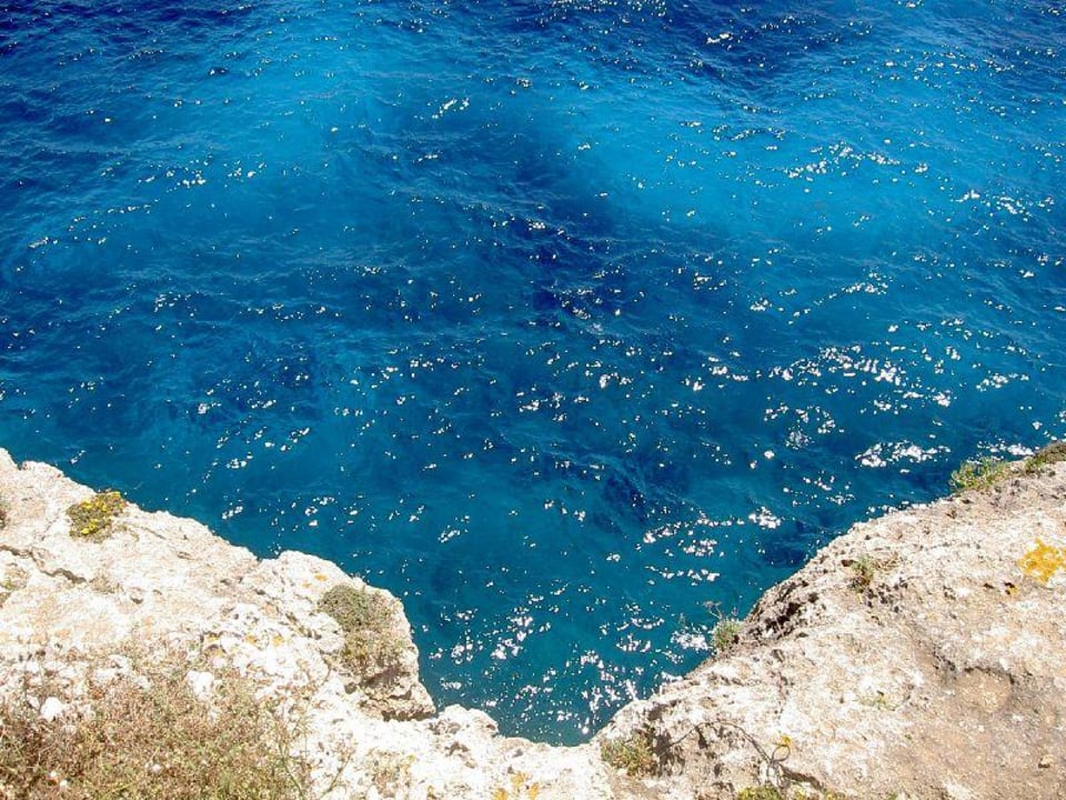 Meer ist sehr klar und sauber blau punta reina