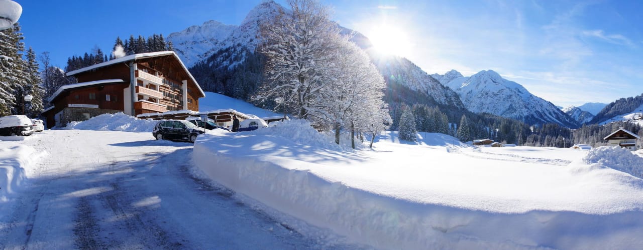 Winterlandschaft - Natur bei IFA Breitach FeWo IFA Breitach Apartments - Berghotel Kleinwalsertal