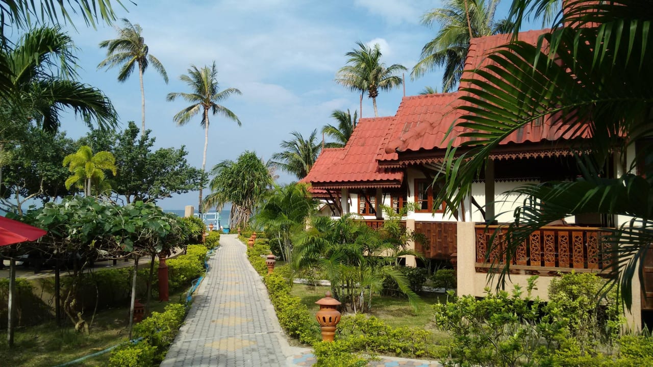 Weg zum Meer Long Bay Resort Koh Phangan