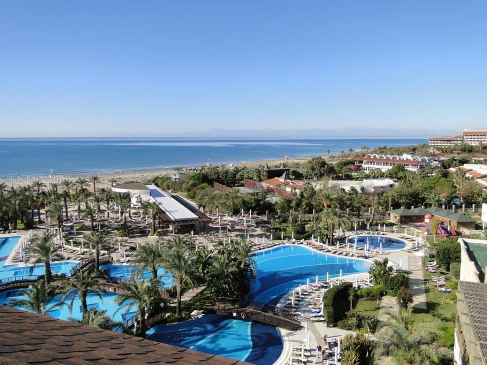 Blick von meinem Balkon. Sunis Kumköy Beach Resort Hotel & Spa