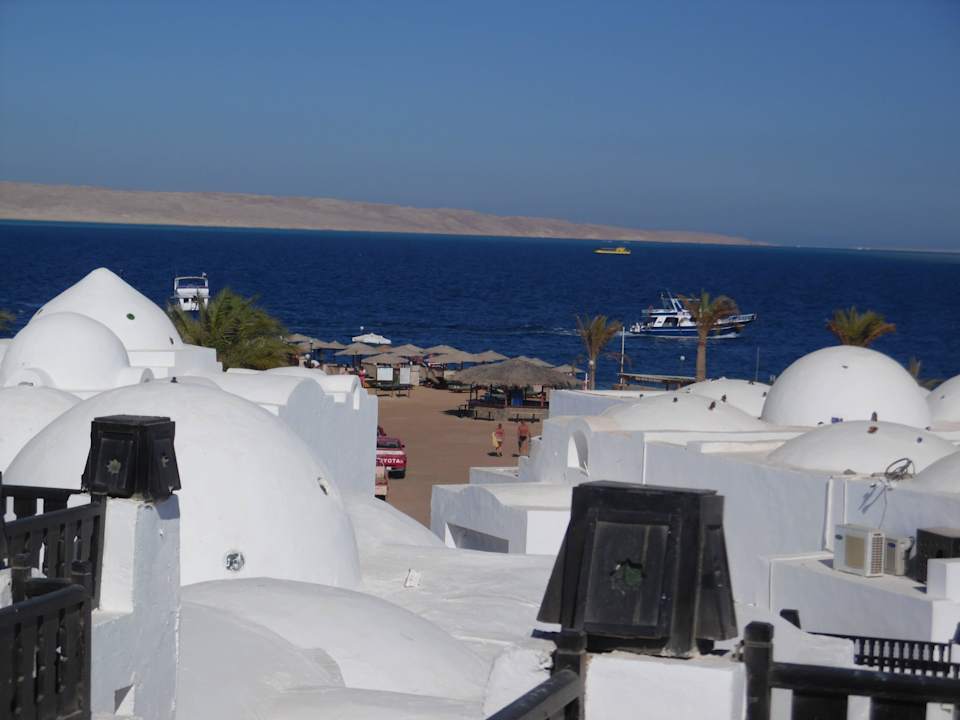 Blick vom "Dach" Arabella Azur Resort