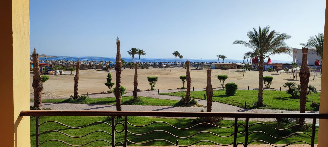 Ausblick Malikia Resort Abu Dabbab
