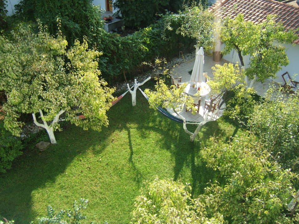 Hängematten im Garten Villa Anais