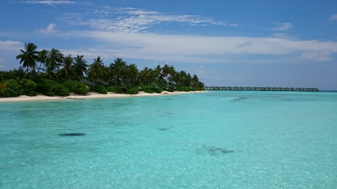 Strand - Westseite / Wasservillen NH Collection Maldives Havodda Resort