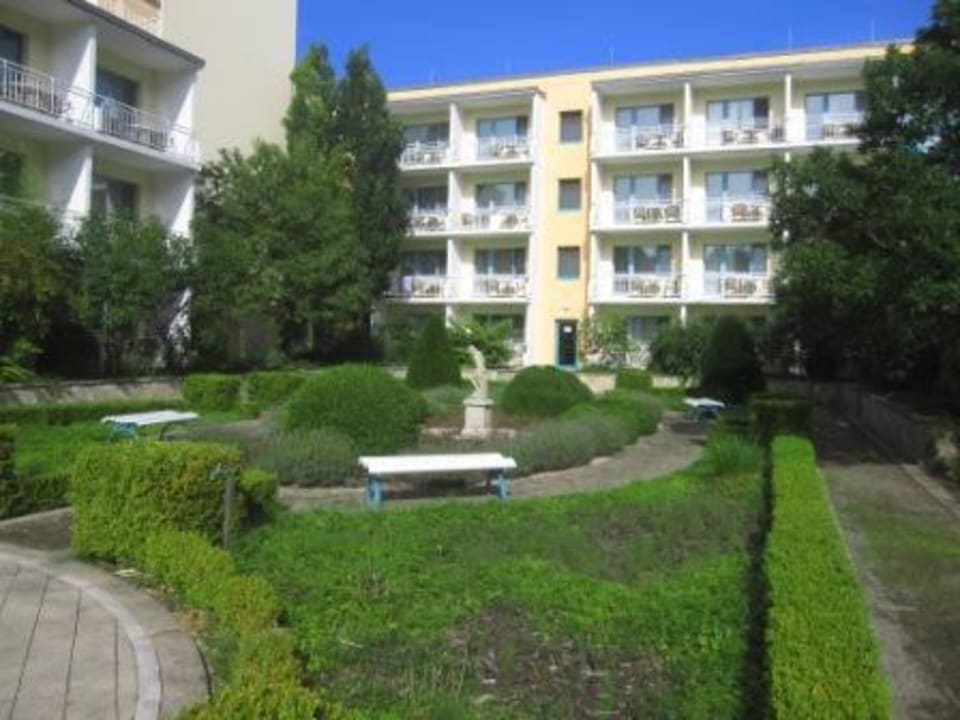 Ungepflegter Teil der Gartenanlage Hotel Bernstein Prerow