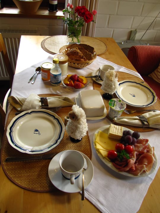 Frühstück ist fertig! Ferienhaus Wolfsmeer