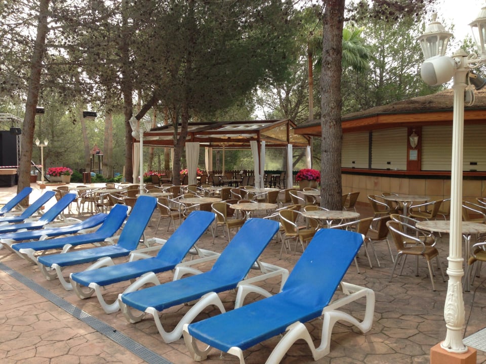 Gartenpool - 07:00 Morgens - Noch menschenleer Valentin Grand Park Suite Hotel