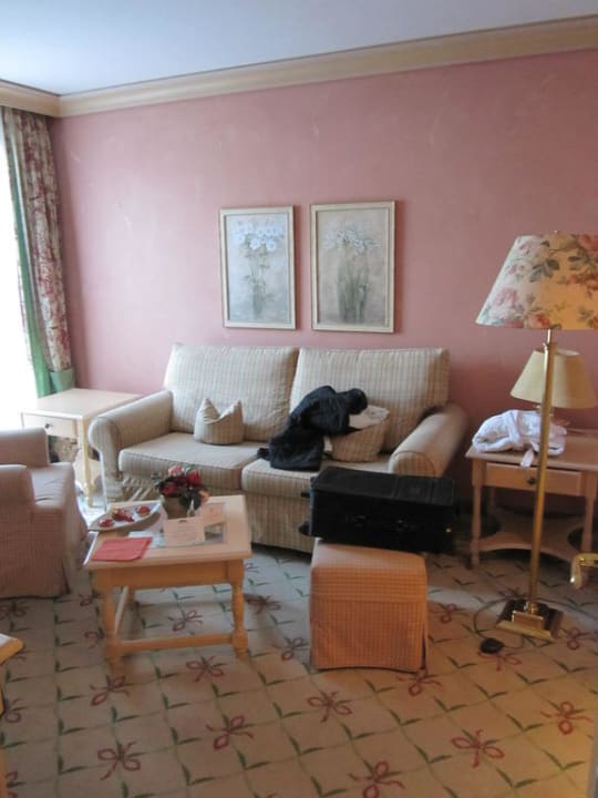 Sitzecke im Wohnbereich Rugard Thermal Strandhotel