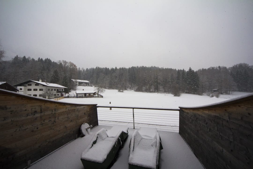 Balkonausblick Alm- & Wellnesshotel Alpenhof