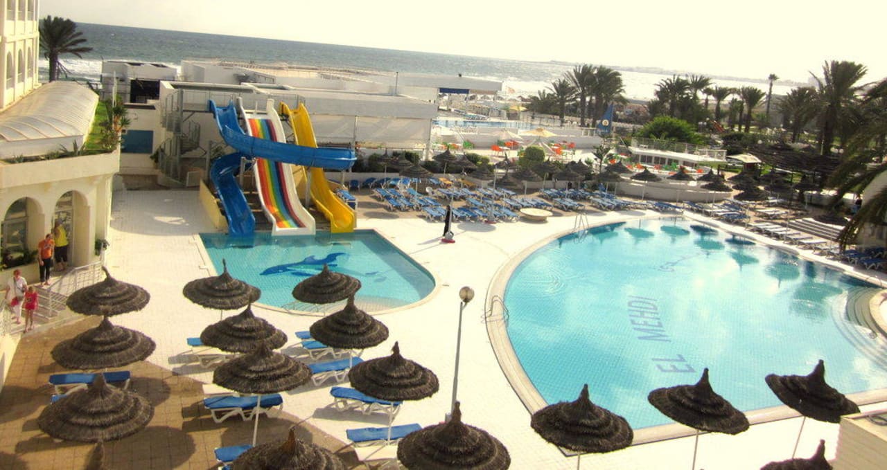Ausblick auf zimmer 348 El Mehdi Beach Resort