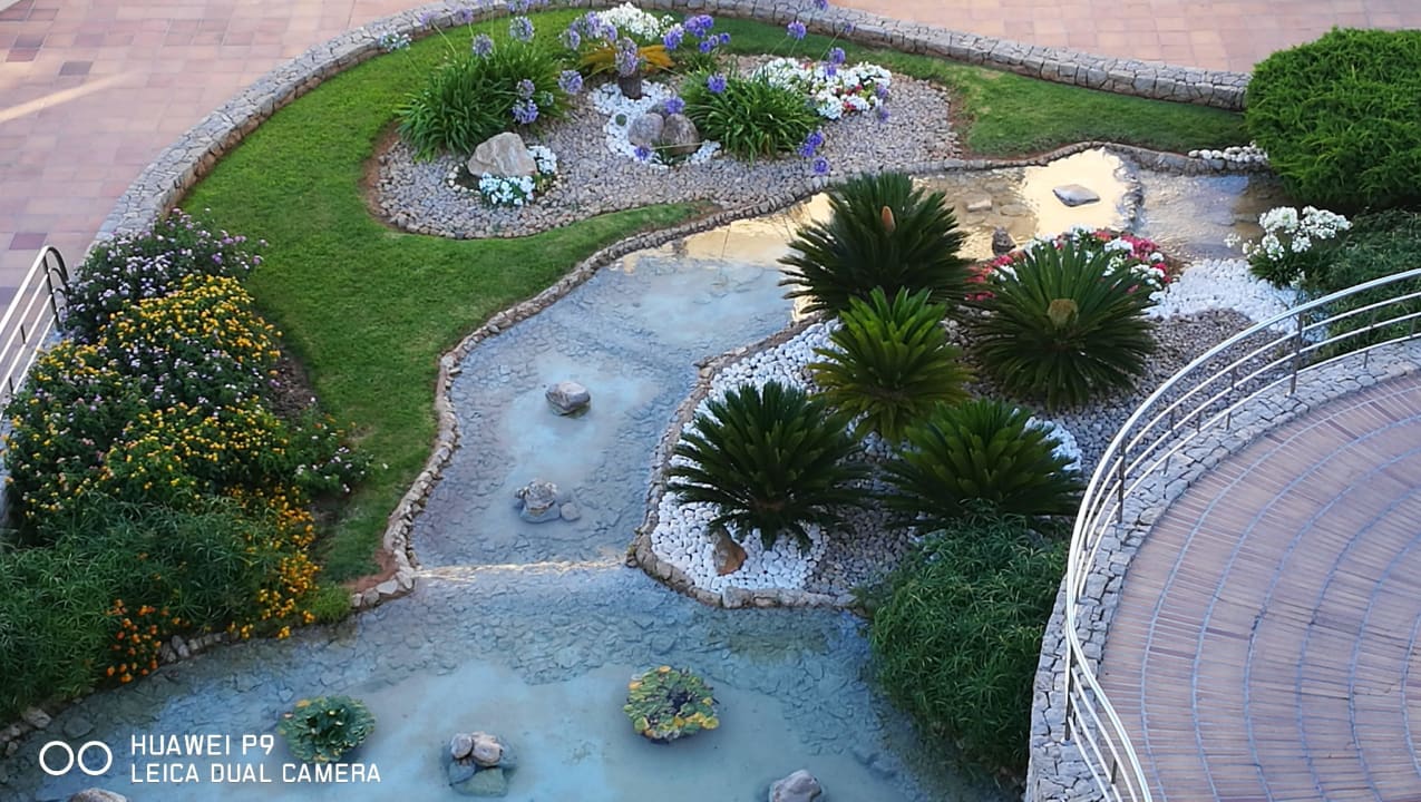 Blick vom Balkon Hotel Mariant Park