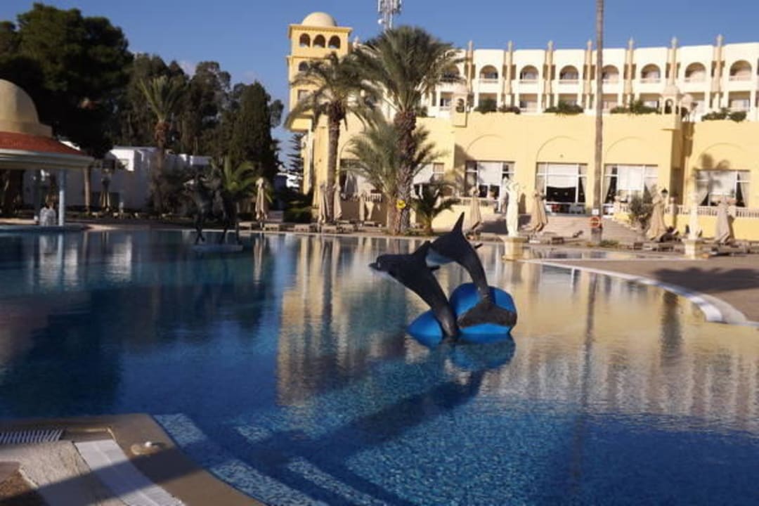 Blick von der Anlage auf das Hotel Steigenberger Marhaba Thalasso Hammamet