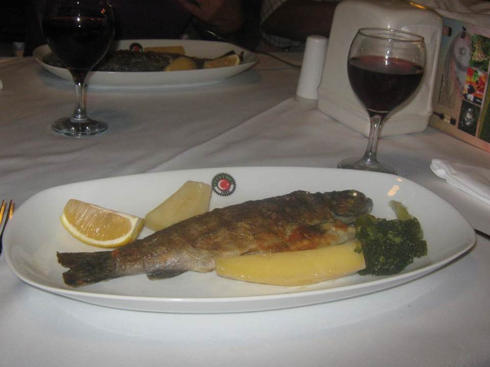 Forelle am Strand Grand Seker Hotel