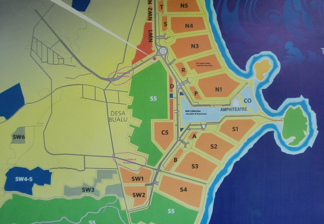 Lageplan The Laguna A Luxury Collection Resort & Spa