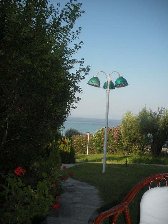 Ausblick vom Bungalow Pallini Beach Hotel