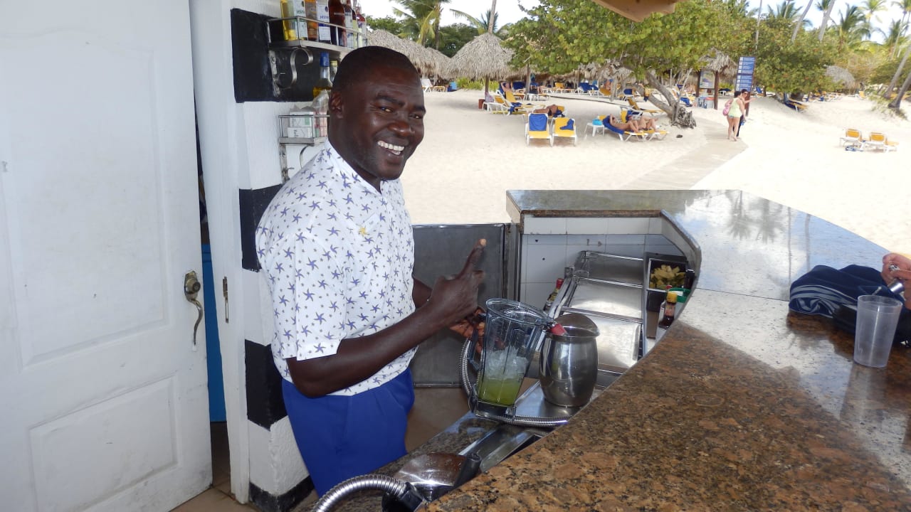 Yan, immer freundlich und kompetent Iberostar Selection Hacienda Dominicus