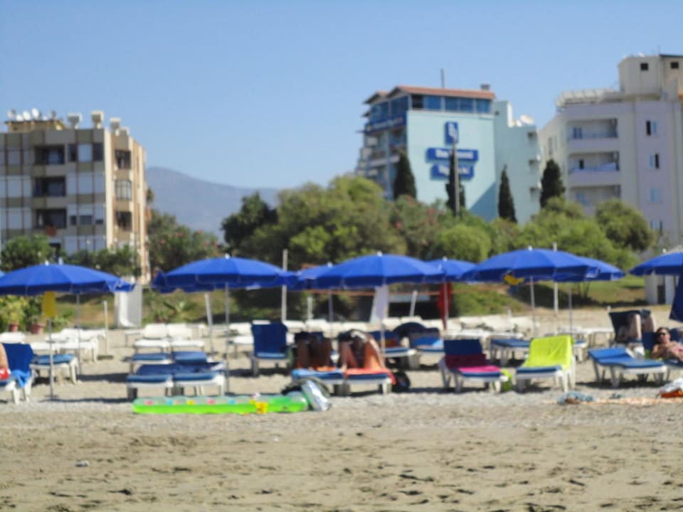 Der Strand und das Hotel  Blue Diamond Alya