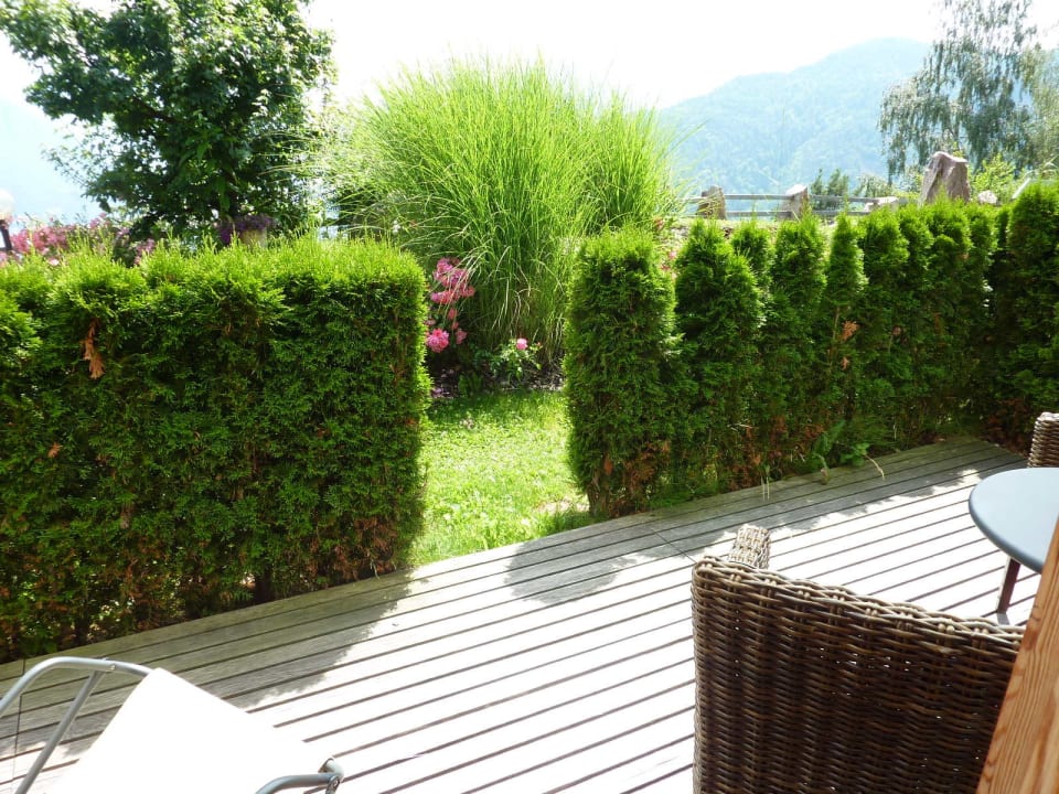 Lauschige Gartenterrasse Hotel Belvedere