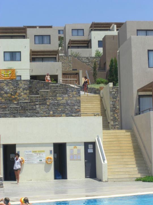 Aussenanlage vom Pool aus Atlantica Mikri Poli Crete