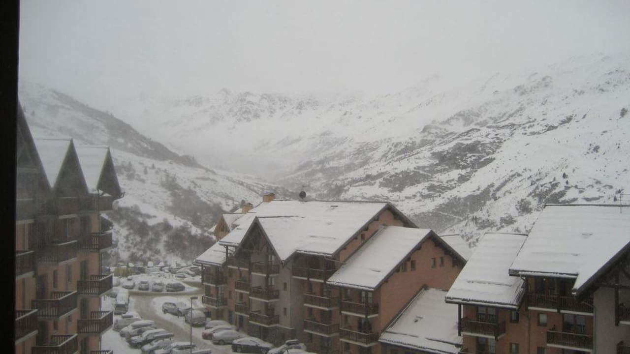 Aussicht aus dem Balkon Résidence Les Hauts de Valmeinier
